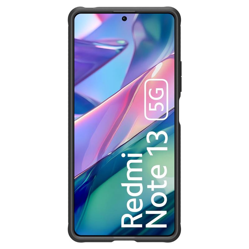 Husa Spigen Rugged Armor compatibila cu Xiaomi Redmi Note 13 5G Black (Ingredi, ACS07665) by www.silkase.ro